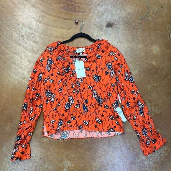 Joie Blouse brand new with tags Beautiful orange - Picture 1 of 8
